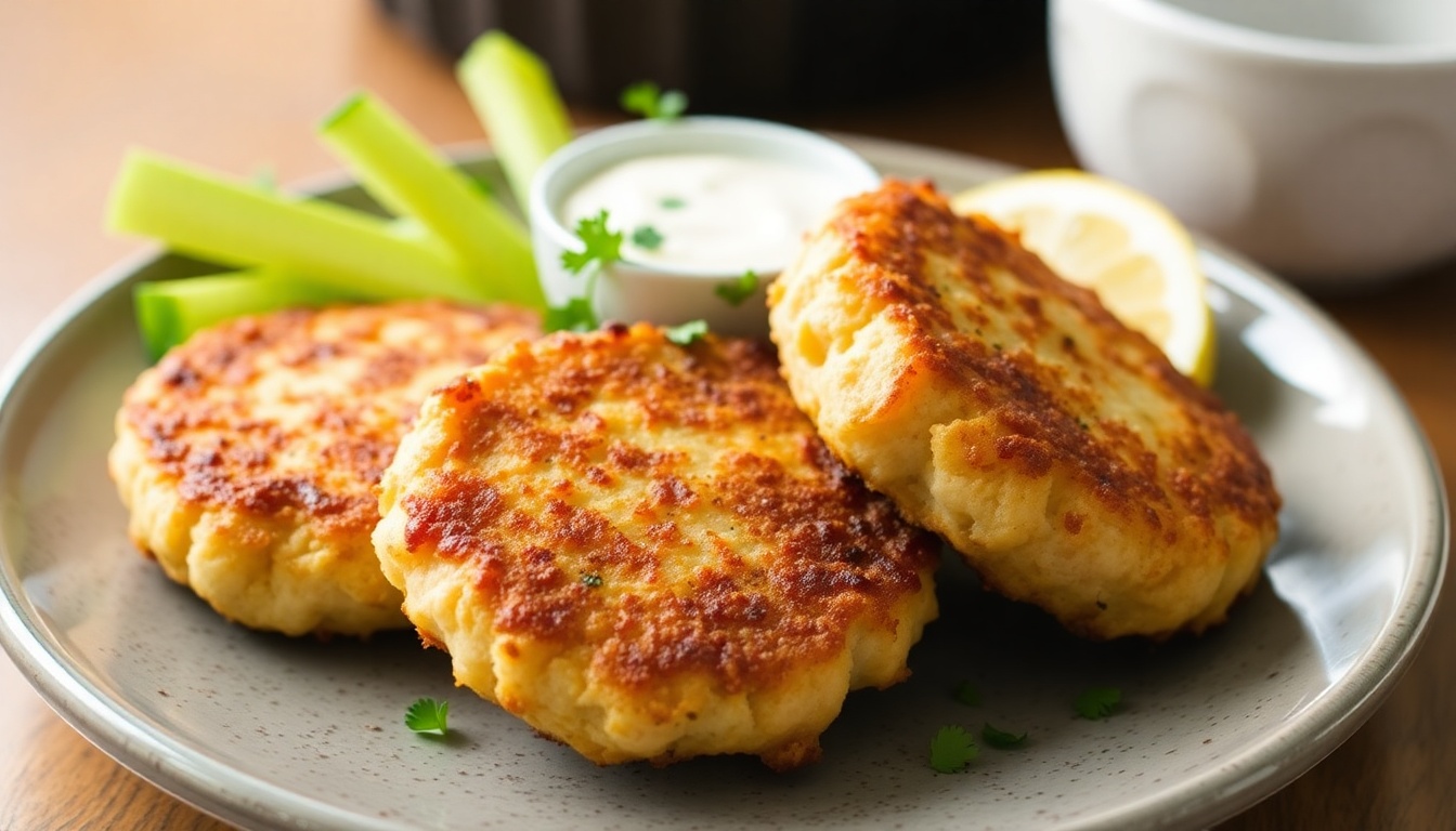 Air Fryer Shrimp Cakes