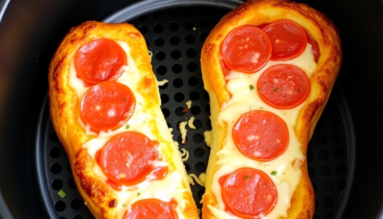 Air Fryer Red Baron French Bread Pizza