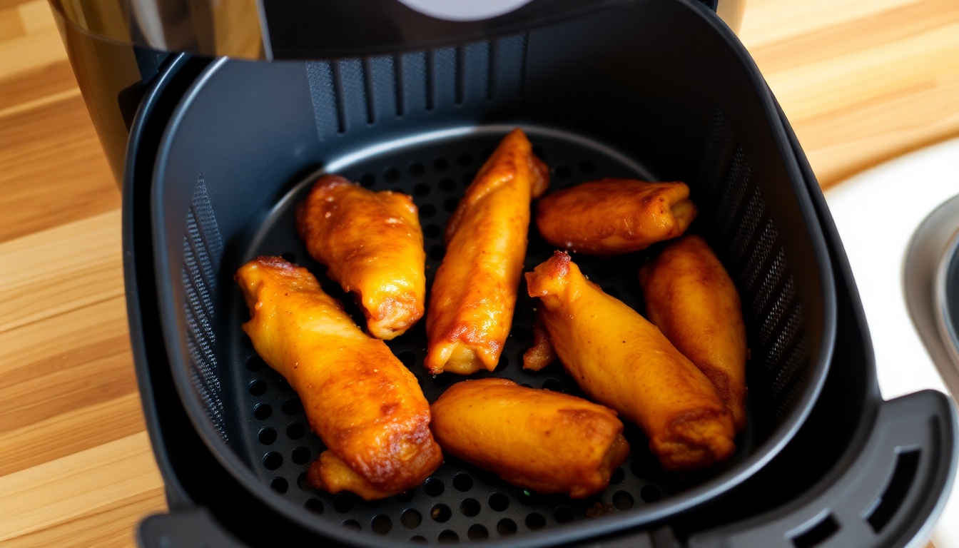 Reheated Wings in Air Fryer