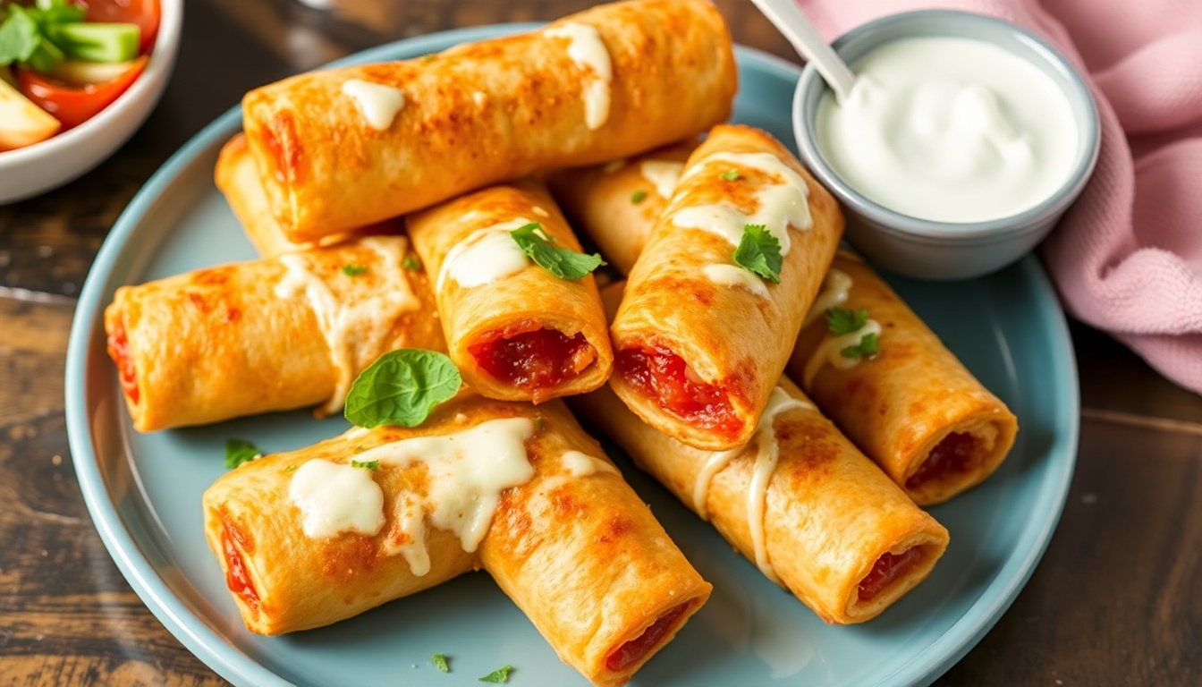 Air Fryer Pizza Rolls