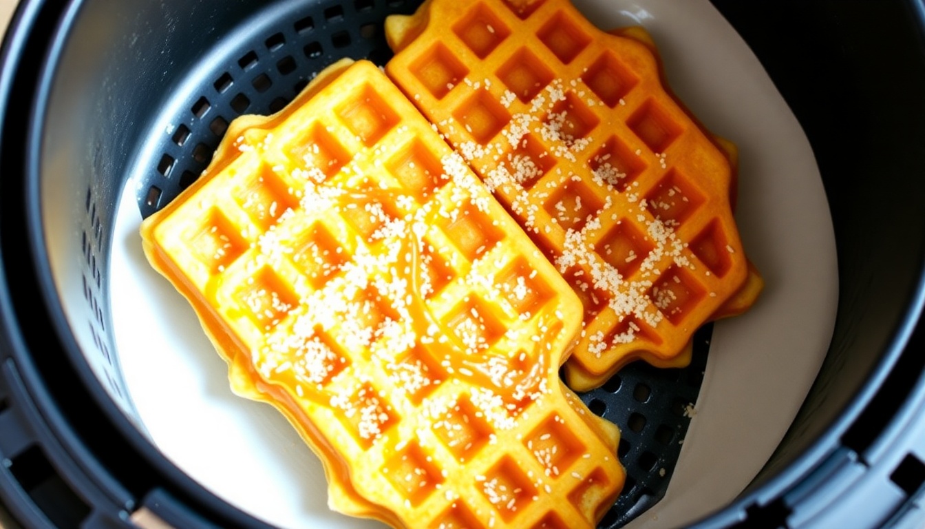 Air Fryer Frozen Waffles