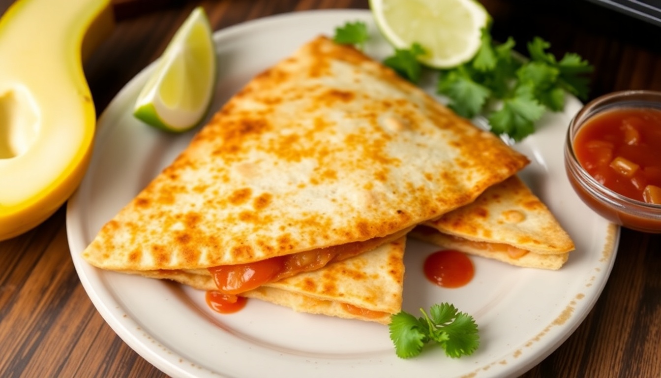 Air Fryer Quesadilla