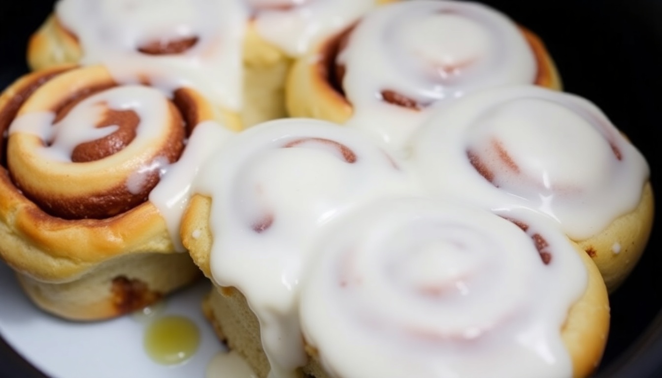 Air Fryer Cinnamon Rolls