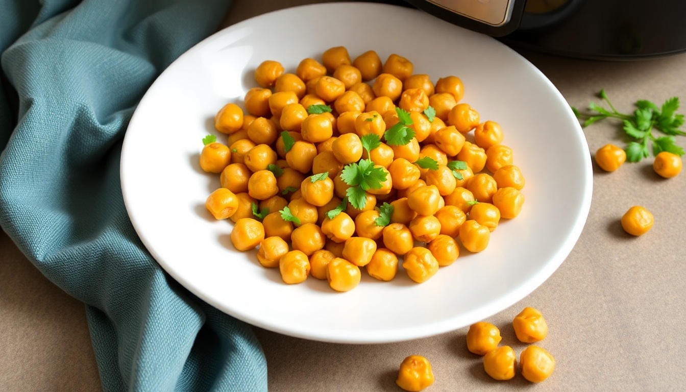 Air Fryer Chickpeas