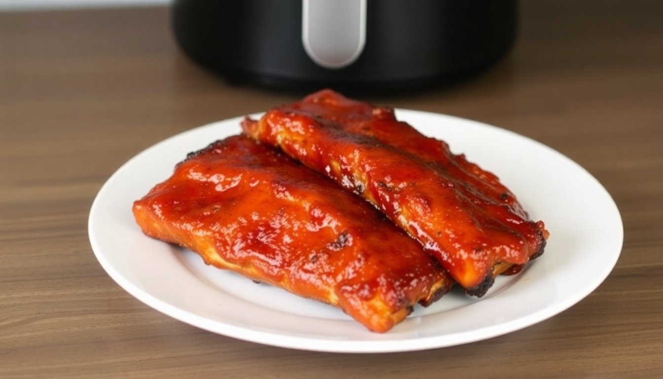 Air Fryer BBQ Ribs