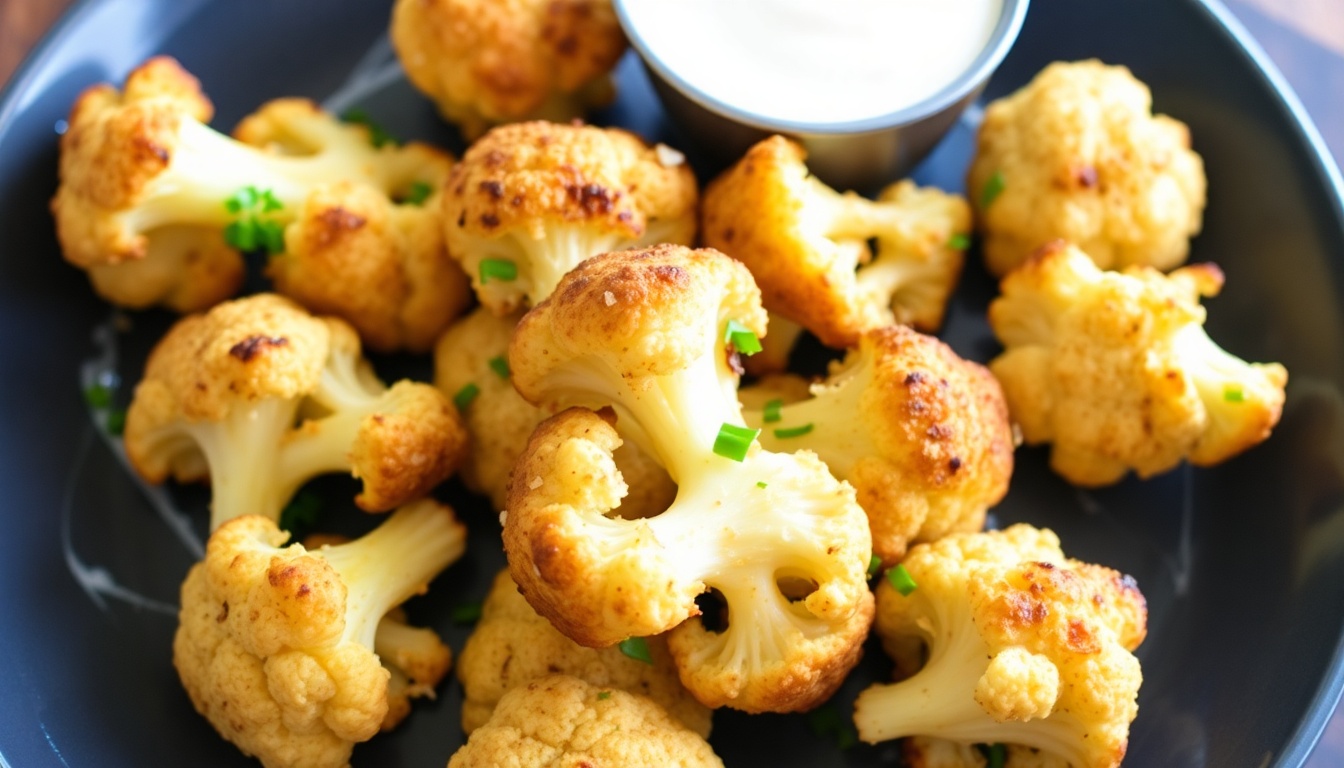 Air Fryer Roasted Cauliflower